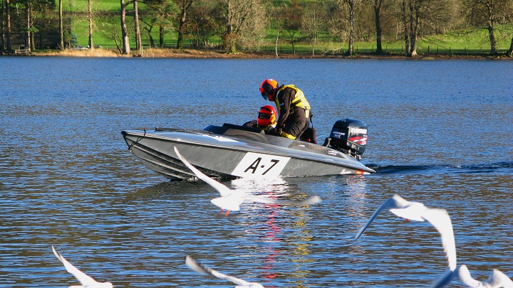 Coniston Power Boat Records Week - m.joy