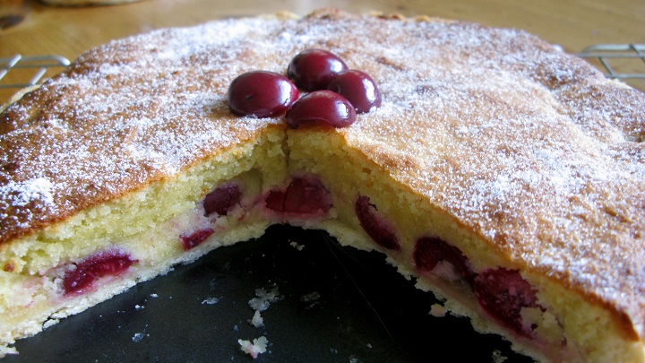 Cherry Frangipan Tart - m.joy