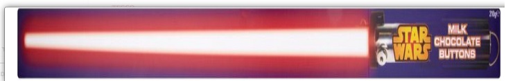 Light Saber Chocolate Buttons