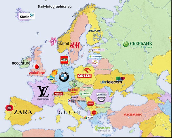 Most Valuable Brands in Europe Most Valuable Brands in Europe