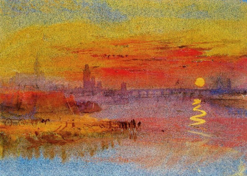 Scarlet Sunset - JMW Turner