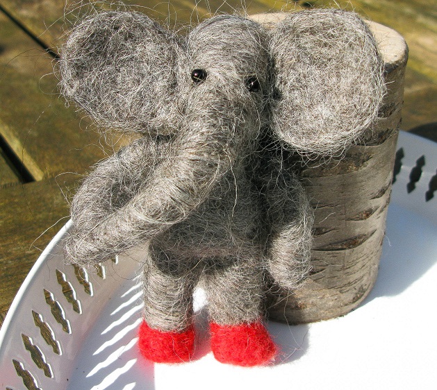 Small Woolly Elephant Prototype - m.joy