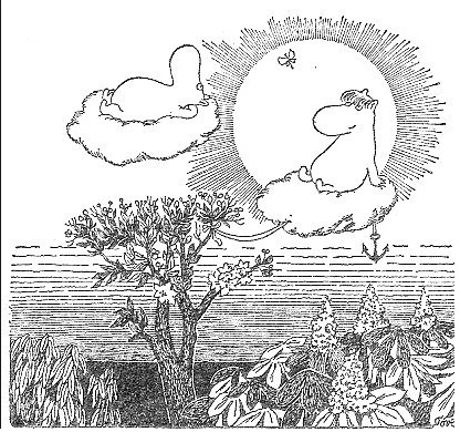 Moomins and First Butterfly