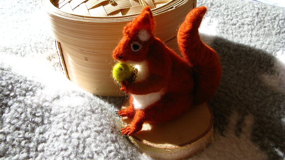 Sid Squirrel - small woolly elephant